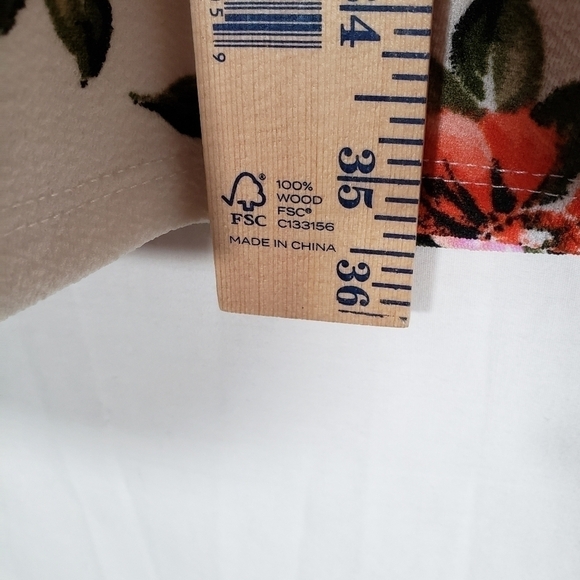 Almost Famous Off White Floral Spagetti Strap Dress Sz XL - Picture 6 of 10